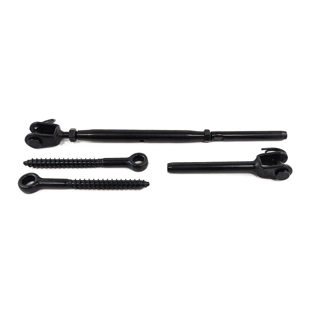 BlackLine Jaw/Swage Bottlescrew Stainless Wire Balustrade Kit #B1