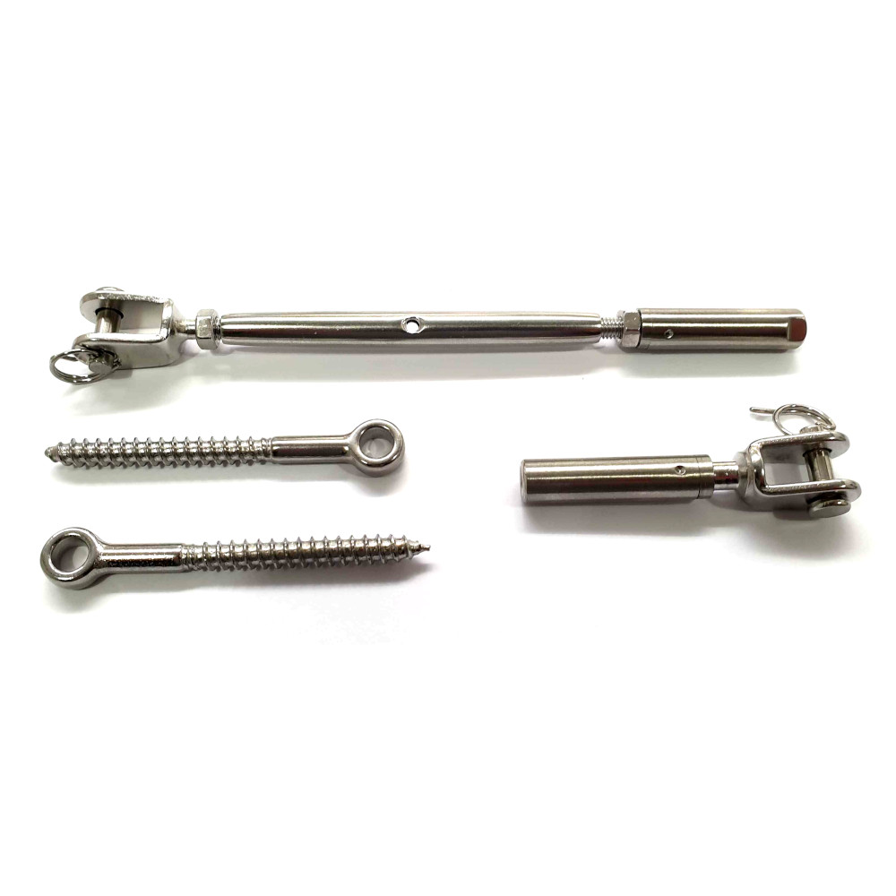 Rapid Lock Jaw/Swageless Bottlescrew Stainless Wire Balustrade Kit #9